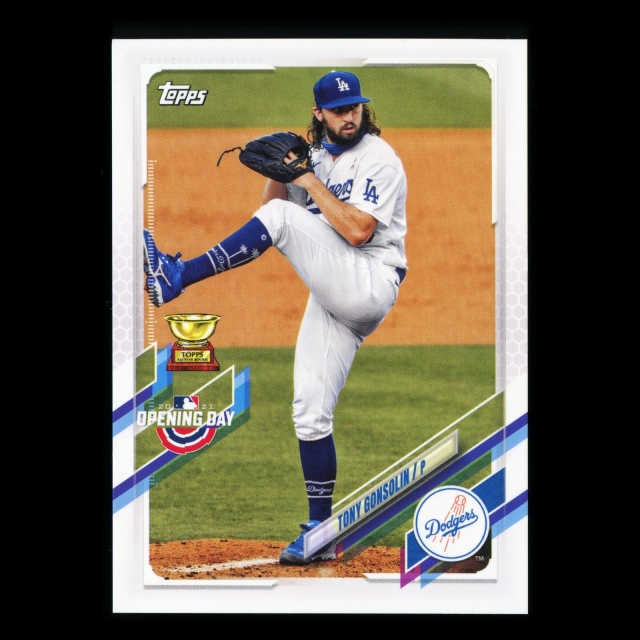 Tony Gonsolin 2021 Topps Opening Day All-Star Rookie Dodgers