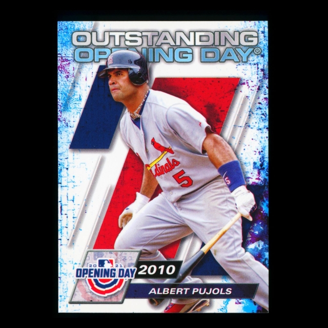 Albert Pujols 2021 Topps Opening Day 2010 Cardinals