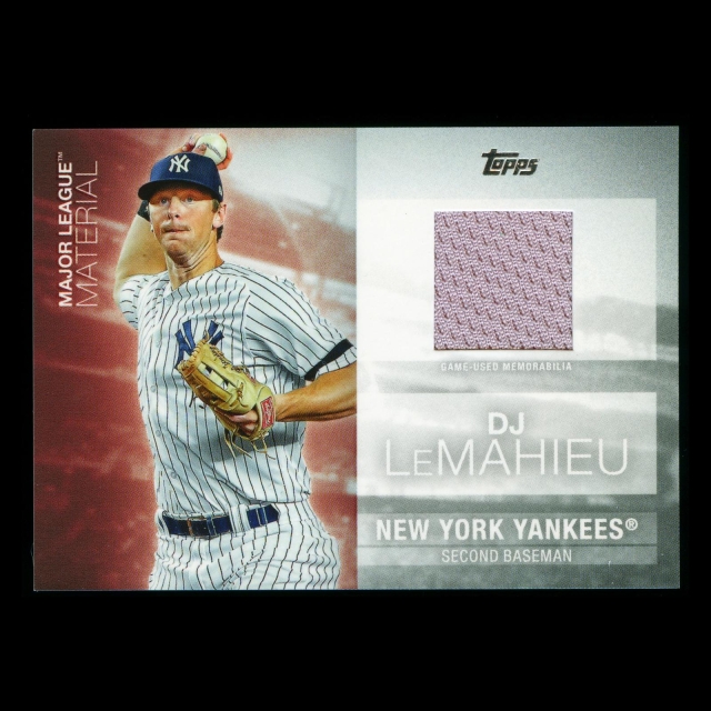 DJ LeMahieu 2020 Topps Major League Material Yankees