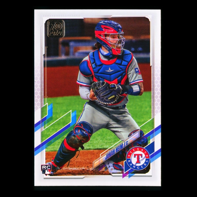 Jonah Heim RC Topps 2021 Rookie Rangers