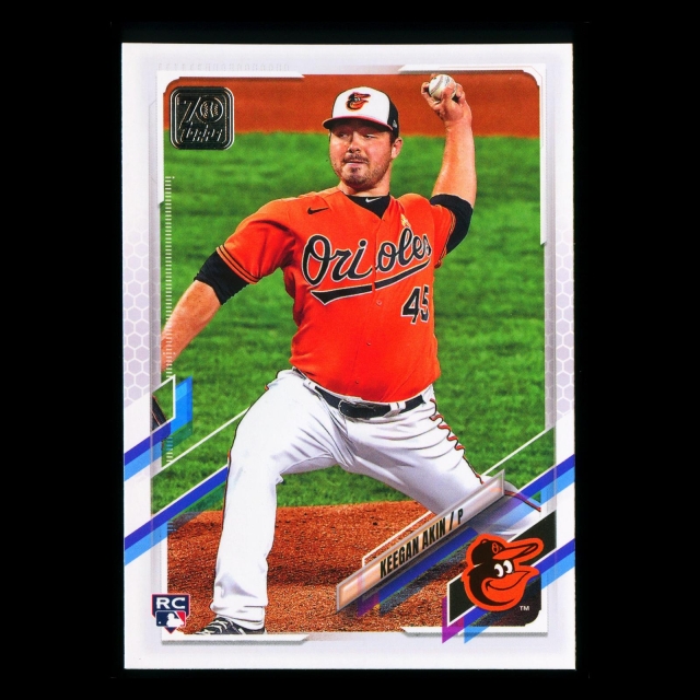 Keegan Akin RC Topps 2021 Rookie Orioles
