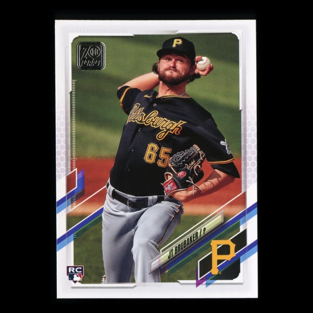 JT Brubaker RC Topps 2021 Rookie Pirates