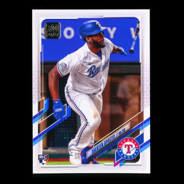 Sherten Apostel RC Topps 2021 Rookie Rangers