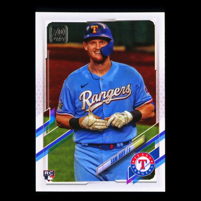 Sam Huff RC Topps 2021 Rookie Rangers