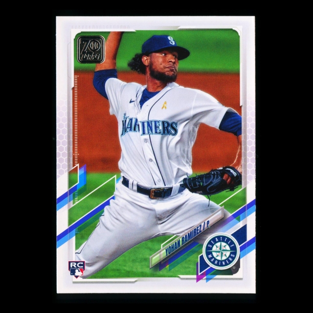 Yohan Ramirez RC Topps 2021 Rookie Mariners