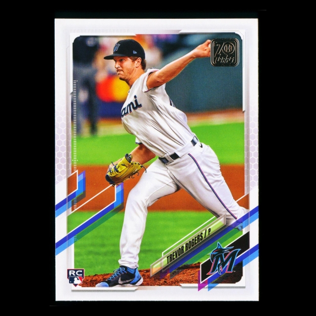 Trevor Rogers RC Topps 2021 Rookie Marlins