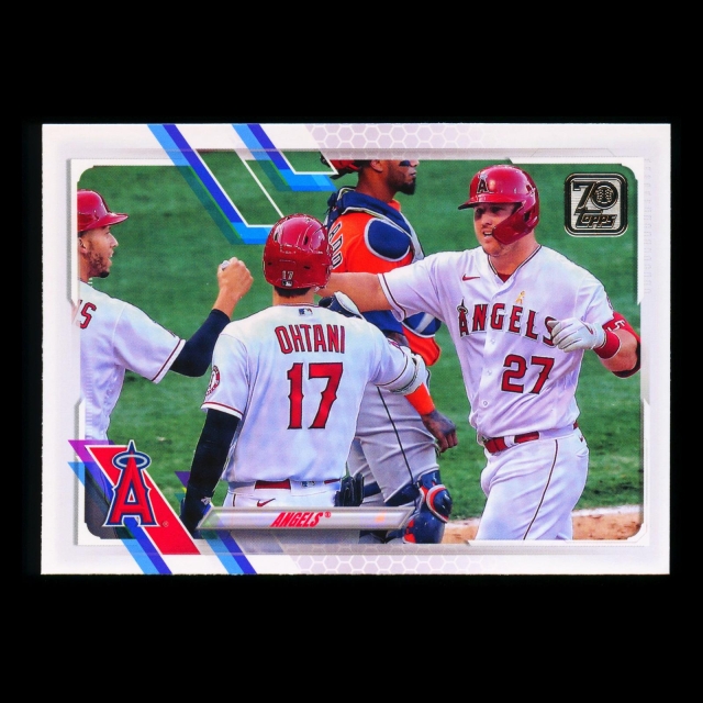 Angels Topps 2021 Team Card Angel Stadium