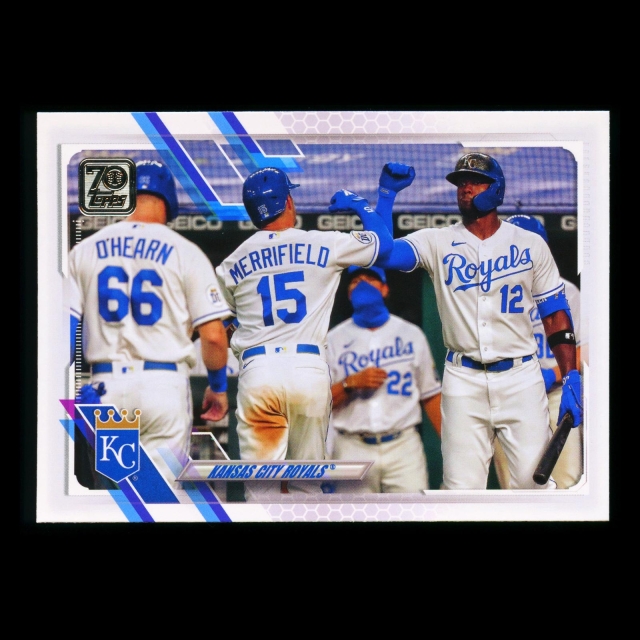 Kansas City Royals Topps 2021 Team Card Kauffman Stadium