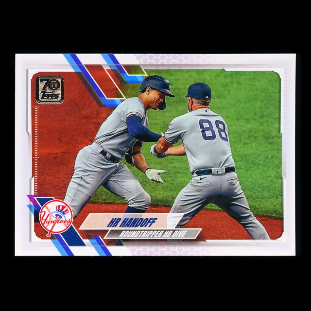 HR Handoff Topps 2021 Checklist Yankees