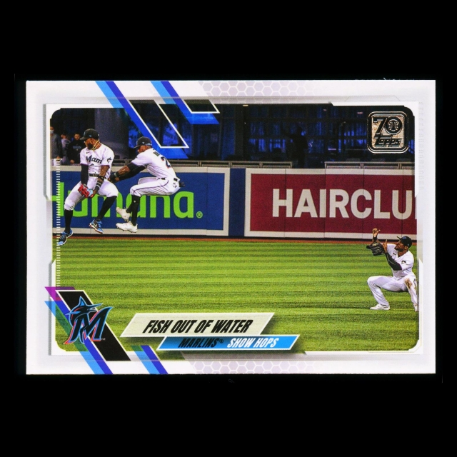 Fish Out of Water Topps 2021 Checklist Marlins
