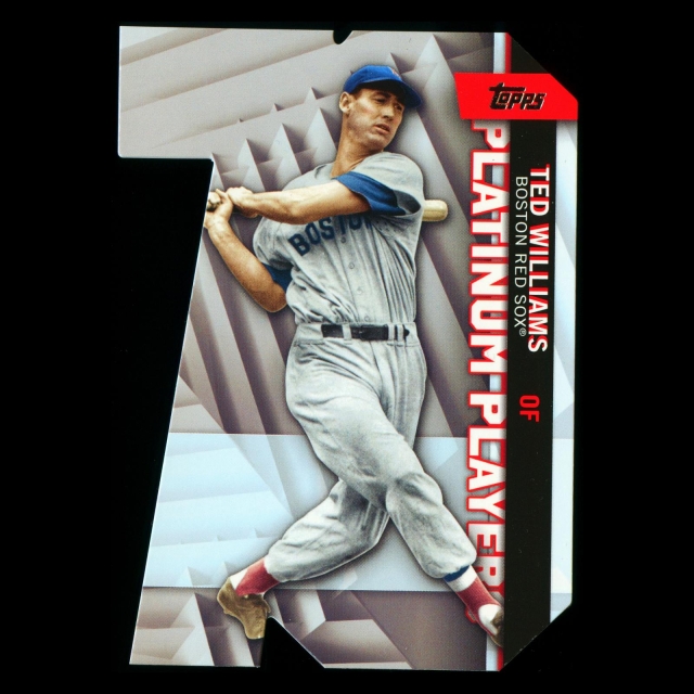 Ted Williams 2021 Topps Platinum Players Die Cut Red Sox