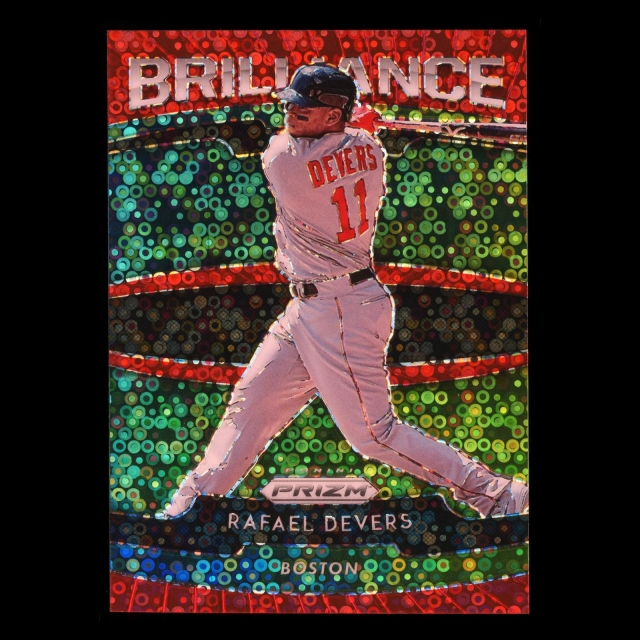 Rafael Devers 2020 Prizm Brilliance Red Donuts Red Sox 094/149