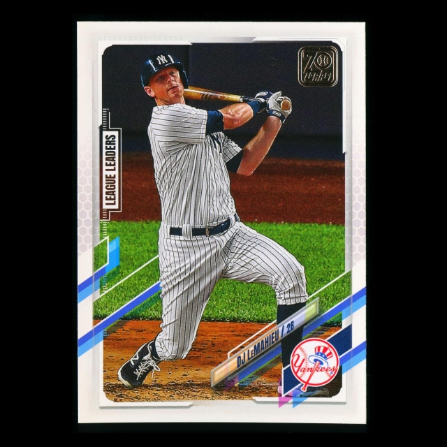 DJ LeMahieu 2021 Topps League Leaders Yankees