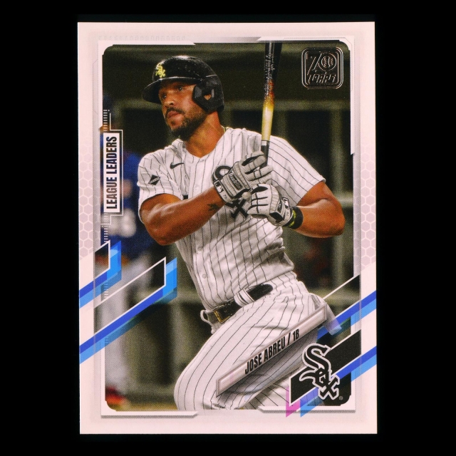 Jose Abreu 2021 Topps League Leaders White Sox
