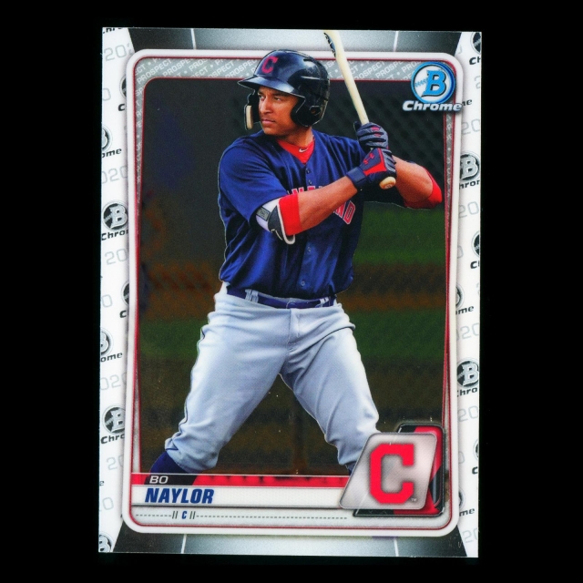Bo Naylor 2020 Bowman Chrome Prospect Indians