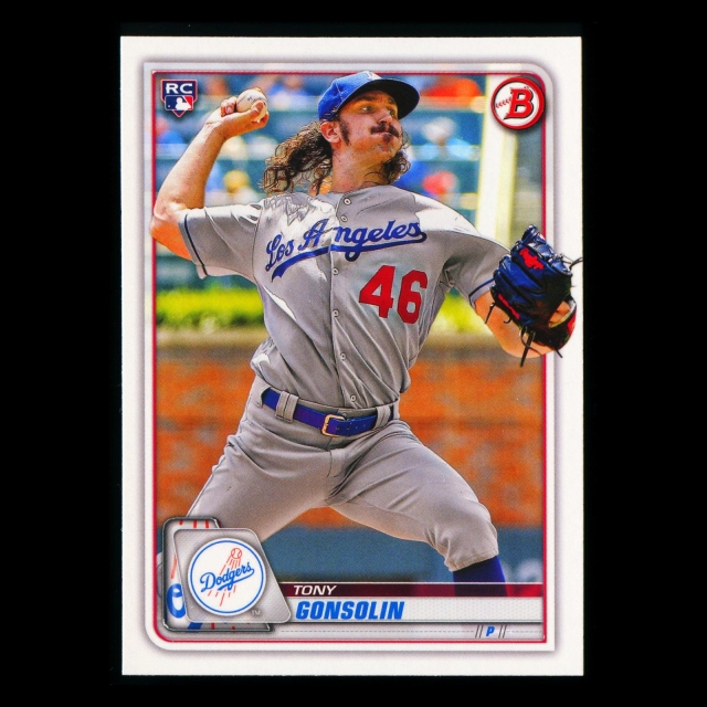 Tony Gonsolin RC 2020 Bowman Rookie Dodgers