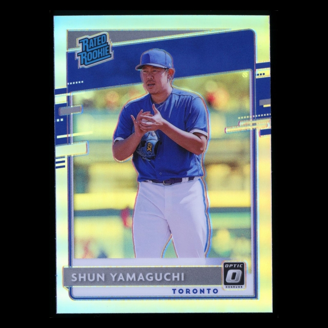 Shun Yamaguchi RR 2020 Optic Rated Rookie Holo Blue Jays