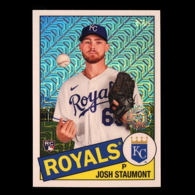 Josh Staumont RC 2020 Topps 1985 Retro Silver Pack Chrome Rookie Royals