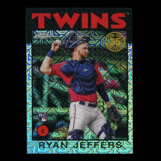 Ryan Jeffers RC 2021 Topps Chrome 1986 Retro Rookie Twins