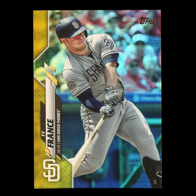 Ty France 2020 Topps Gold Foil Padres