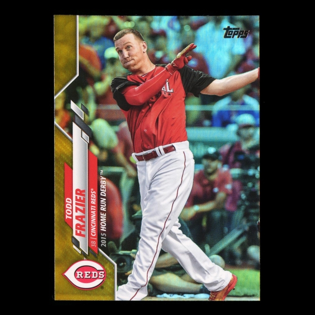 Todd Frazier 2020 Topps Home Run Derby Gold Foil Reds
