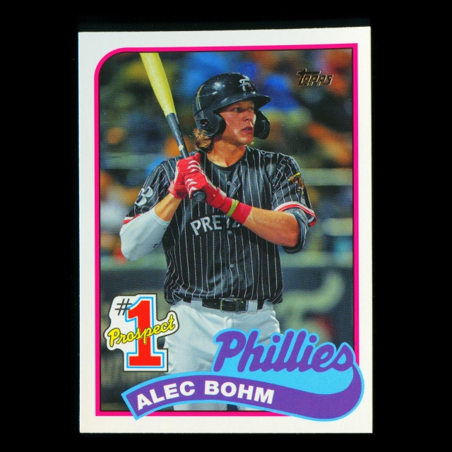 Alec Bohm 2020 Topps 1989 Retro #1 Prospect Phillies
