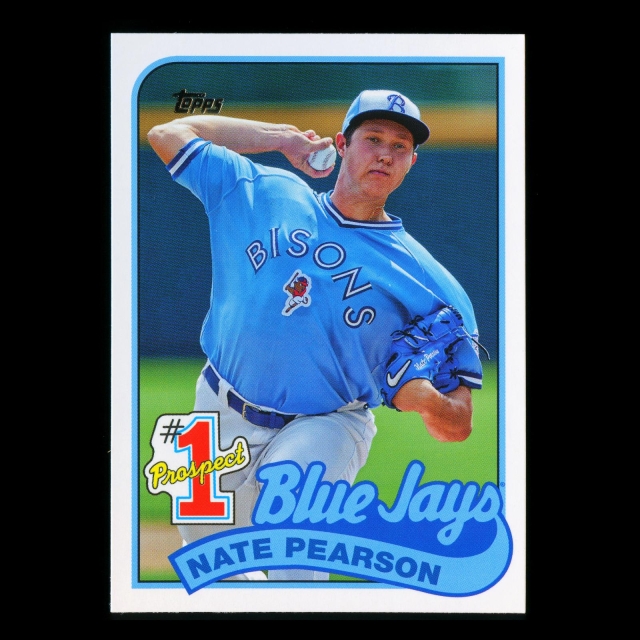 Nate Pearson 2020 Topps 1989 Retro #1 Prospect Blue Jays