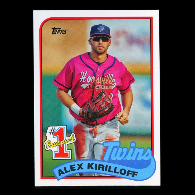 Alex Kirilloff 2020 Topps 1989 Retro #1 Prospect Twins