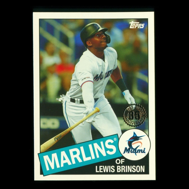 Lewis Brinson 2020 Topps 1985 Retro Marlins