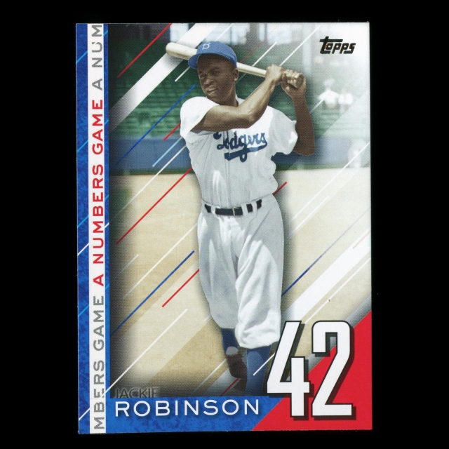 Jackie Robinson 2020 Topps A Numbers Game - 42 Dodgers