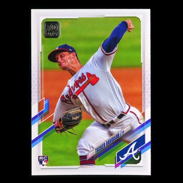 Tucker Davidson RC Topps 2021 Rookie Braves