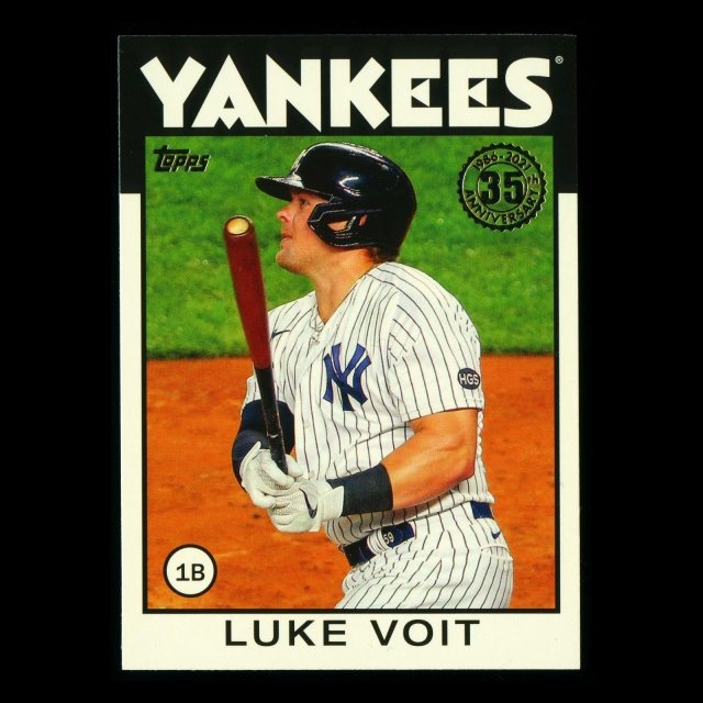 Luke Voit 2021 Topps 1986 Retro Yankees