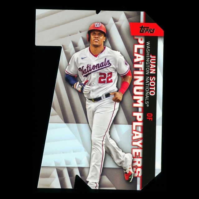Juan Soto 2021 Topps Platinum Players Die Cut Nationals