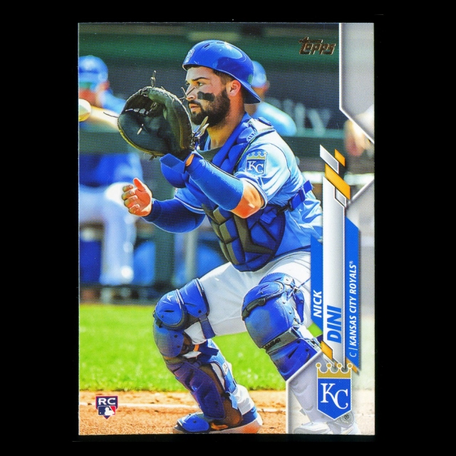 Nick Dini RC 2020 Topps Rookie Royals