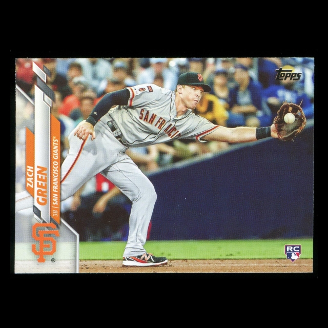 Zach Green RC 2020 Topps Rookie Giants