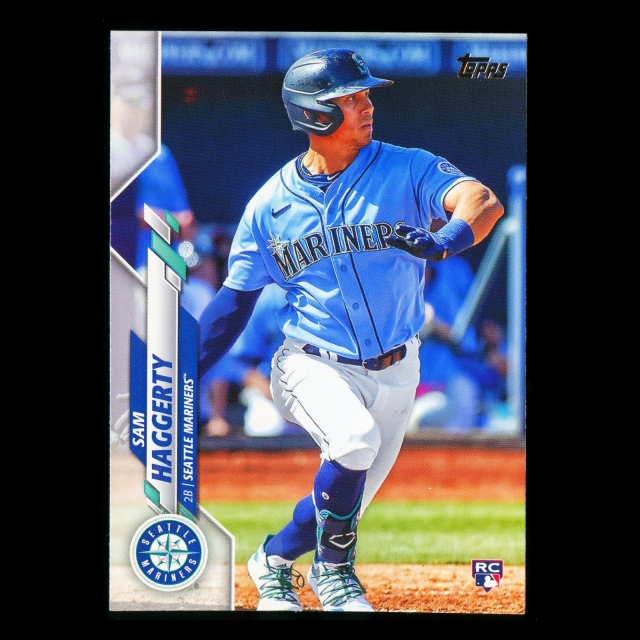 Sam Haggerty RC 2020 Topps Rookie Mariners