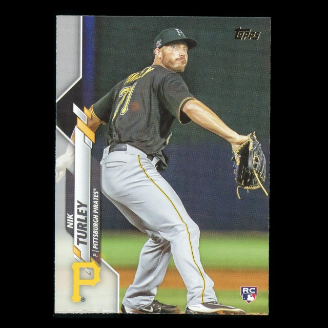 Nik Turley RC 2020 Topps Rookie Pirates