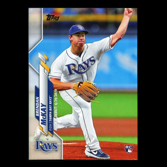 Brendan McKay RC 2020 Topps Rookie Rays