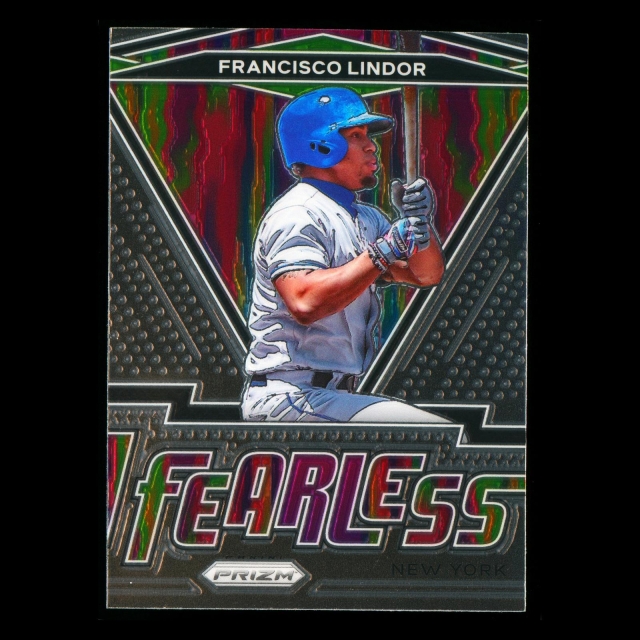 Francisco Lindor 2021 Prizm Fearless Mets