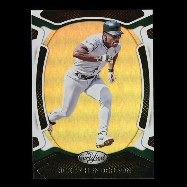 Rickey Henderson 2021 Certified Athletics
