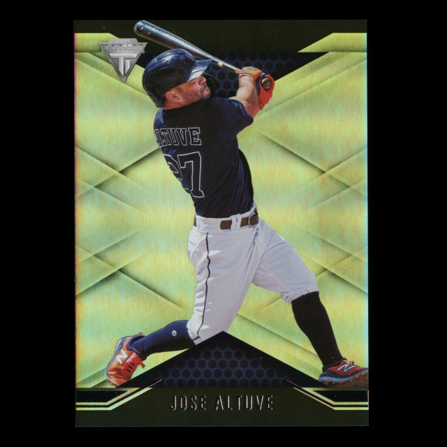 Jose Altuve 2021 Titanium Astros