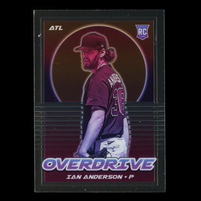 Ian Anderson RC 2021 Overdrive Rookie Braves