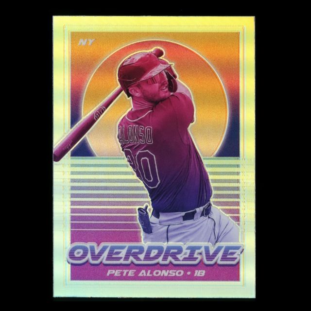 Pete Alonso 2021 Overdrive Holo Mets