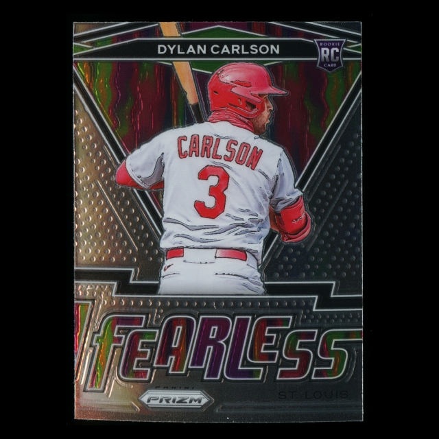 Dylan Carlson RC 2021 Prizm Fearless Rookie Cardinals