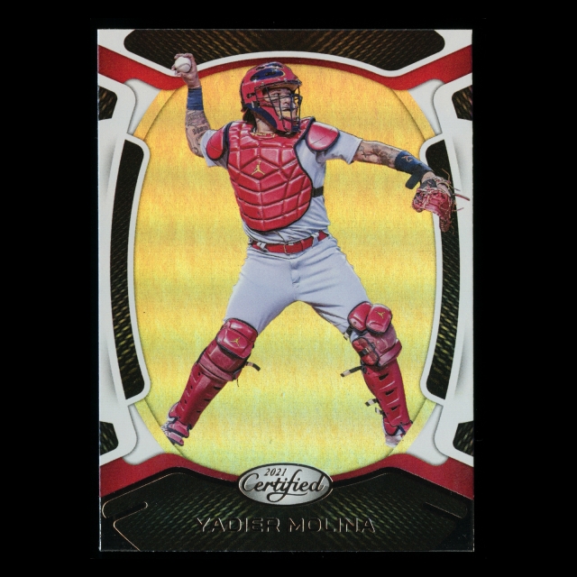 Yadier Molina 2021 Certified Cardinals