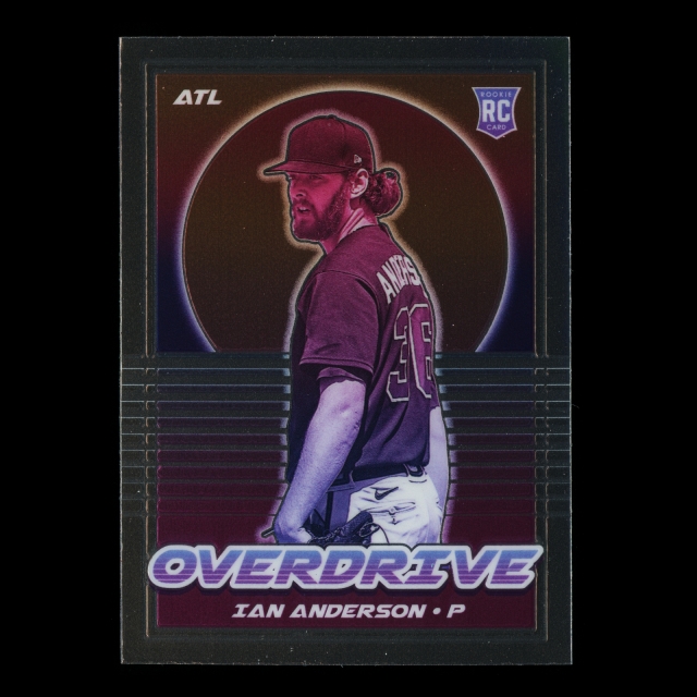 Ian Anderson RC 2021 Overdrive Rookie Braves