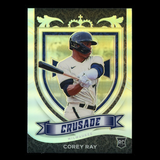 Corey Ray RC 2021 Crusade Holo Rookie Brewers