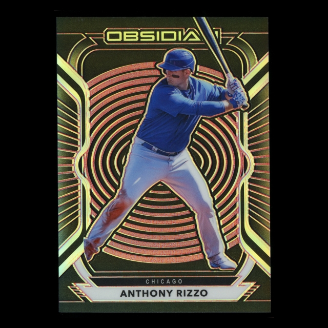 Anthony Rizzo 2021 Obsidian Etch Red Cubs 25/25