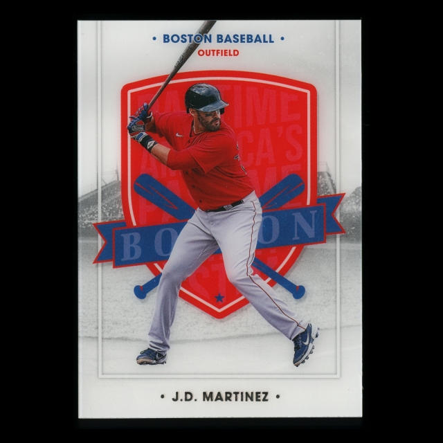 J.D. Martinez 2021 America's Pastime Red Sox