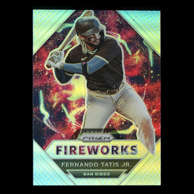 Fernando Tatis Jr. 2021 Prizm Fireworks Silver Padres